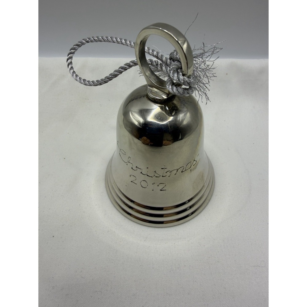 INTERNATIONAL SILVER Co. Christmas 2012 Silver Plated Metal Annual Bell